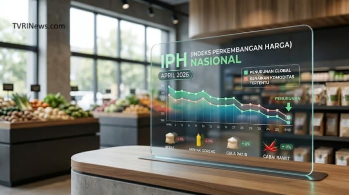 Indeks Harga Pangan Nasional Menurun Akhir April 2026