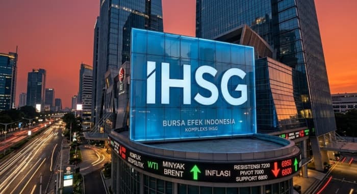 IHSG Uji Level Psikologis 6.800 Pekan Ini